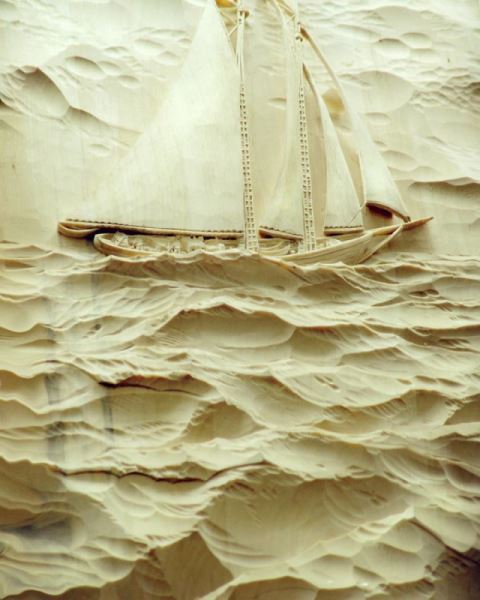 Невероятно детализированные резные деревянные картины Евгения Дубовика (33 фото)